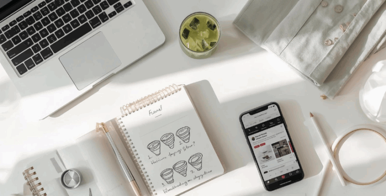 Deskspace showing how to sell digital products online